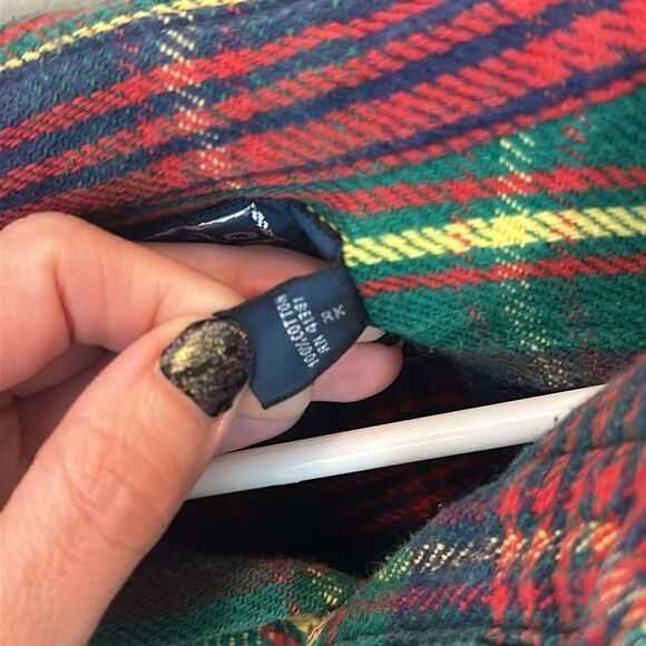 Vintage? Polo Ralph Lauren Plaid Thick Button Down Shirt “Shacket” like - Picture 6 of 7